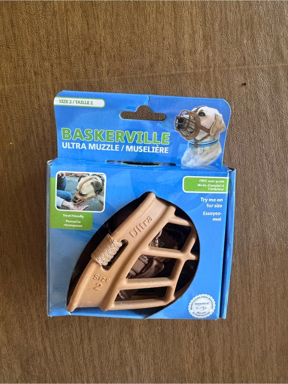 Baskerville Ultra Dog Muzzle in Tan